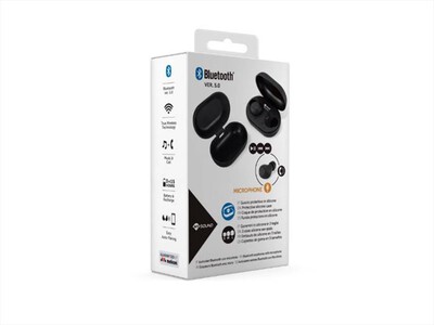 MELICONI - TRUE BUDS 5.0-Plastica, colore nero