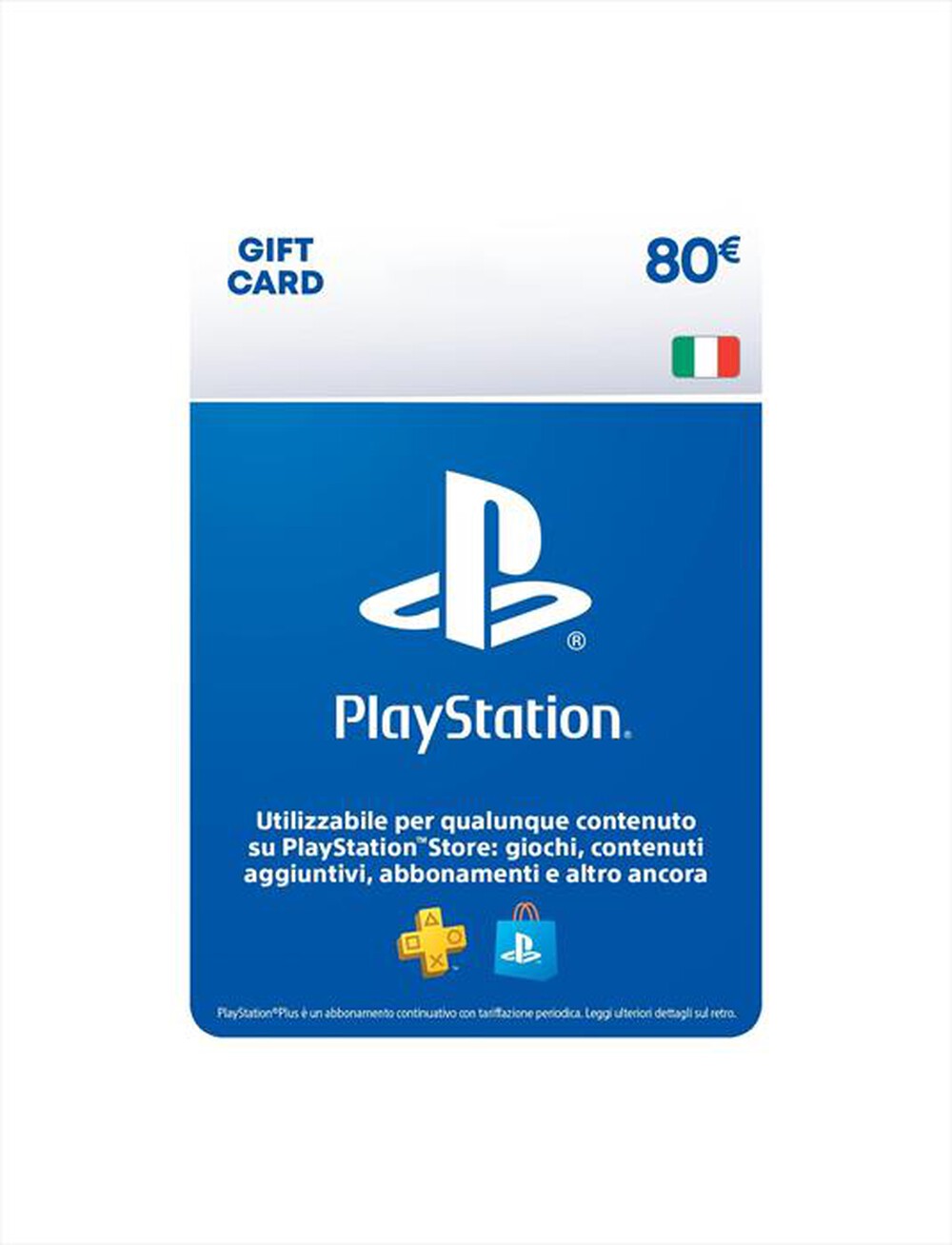 Immagine del prodotto SONY COMPUTER - PlayStation Gift Card 80&euro;