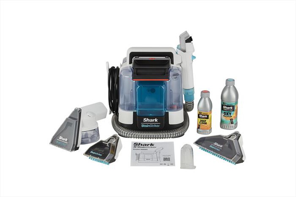 "SHARK - SMACCHIATORE PORTATILE STAINSTRIKER PX200EUT-Azzurro/Bianco"