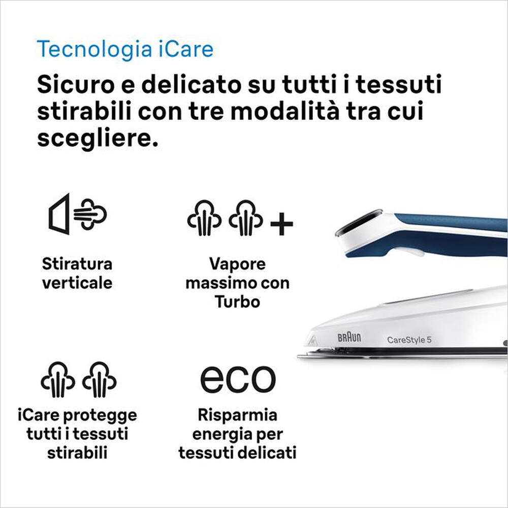 Immagine del prodotto BRAUN - Sistema stirante CARESTYLE 5 IS5245BL-BLU