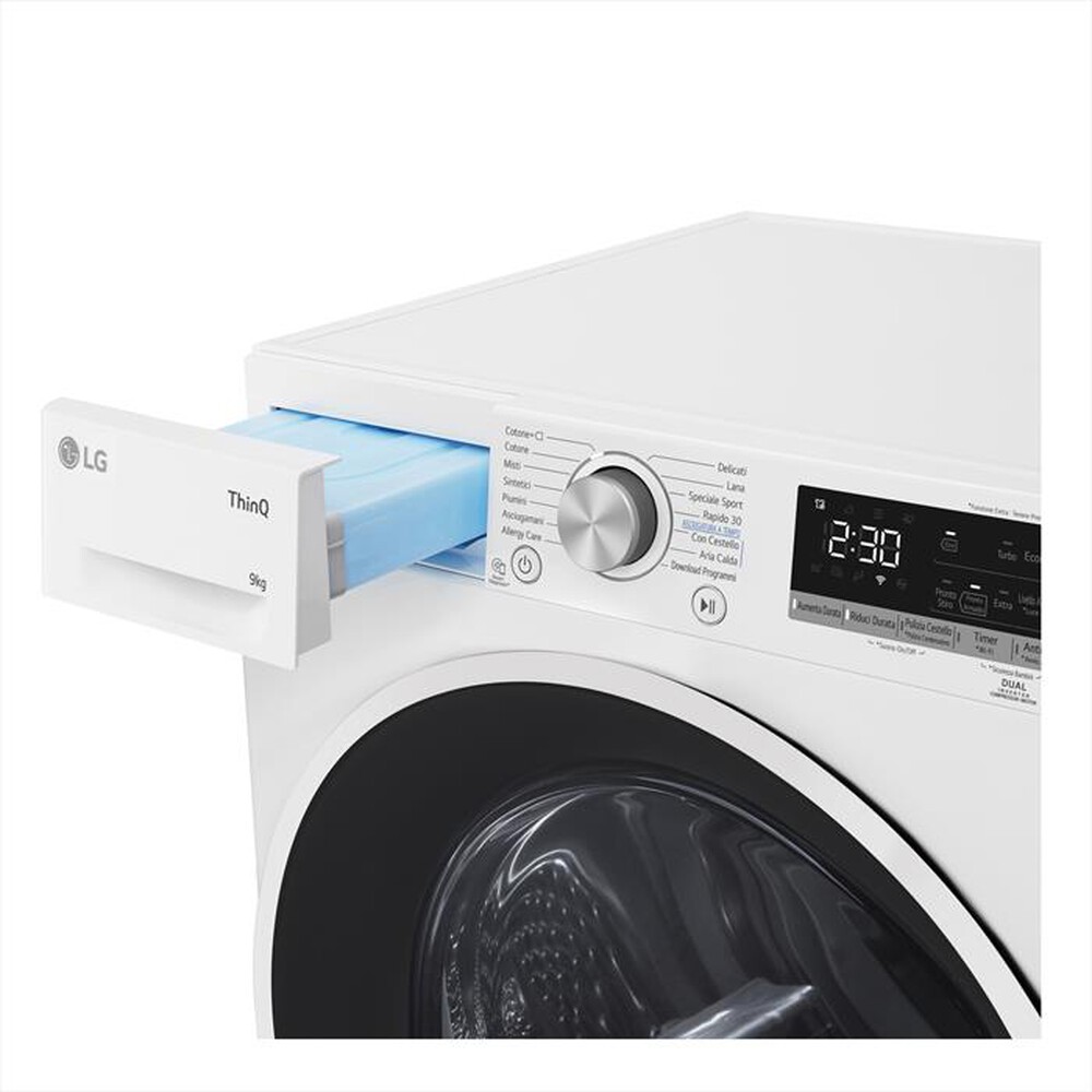 Immagine del prodotto LG - Asciugatrice RH90V5AV6N 9 Kg-Bianco