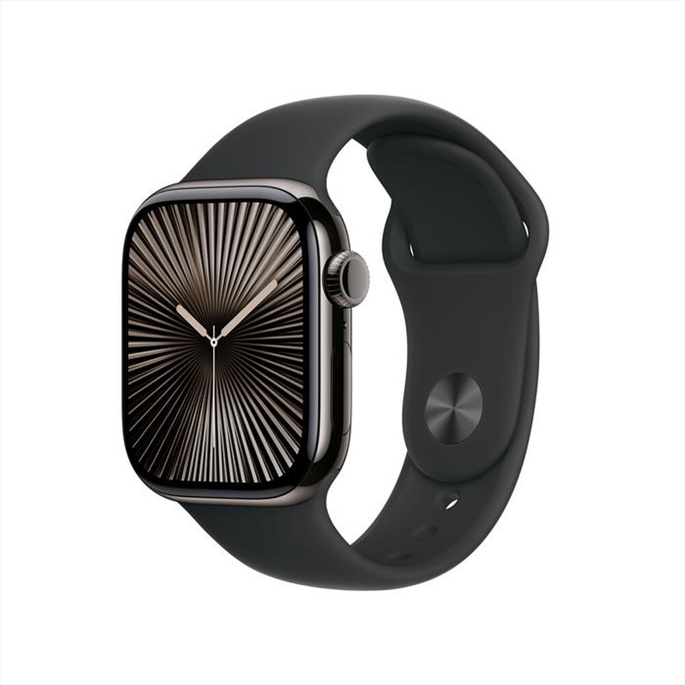 Immagine del prodotto APPLE - Watch Series 10 GPS + Cellular 42mm Titanio-Ardesia - Sport Band Nero M/L