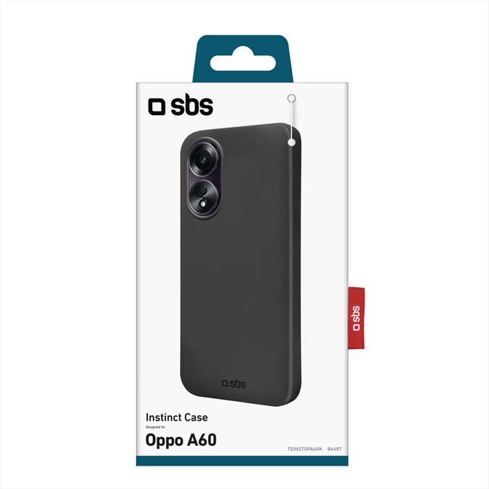 "SBS - Cover Instinct TEINSTOPA60K per Oppo A60-Nero"