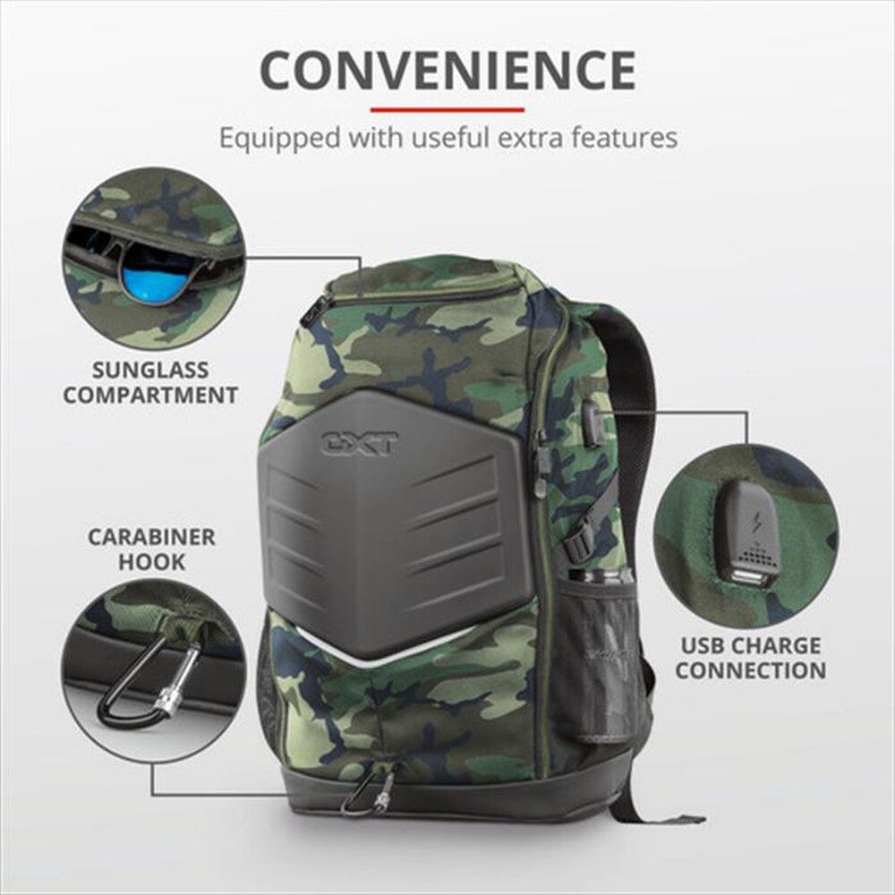"TRUST - GXT1255 OUTLAW BACKPACK-Camouflage"