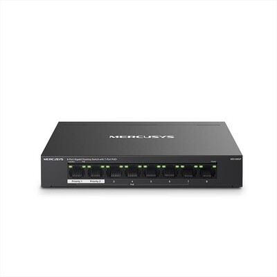 MERCUSYS - 8-PORT GIGABIT DESKTOP SWITCH WITH  4-PORT POE+-nero