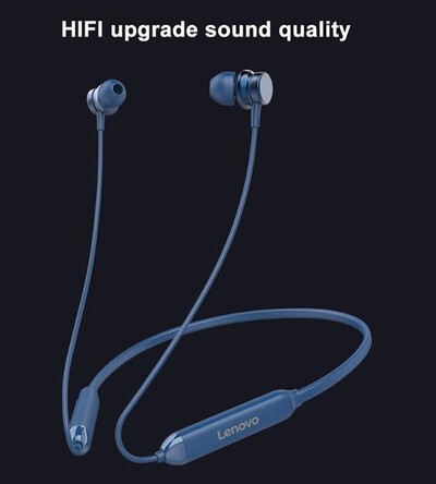 LENOVO - AURICOLARI WIRELESS BLUETOOTH HE15-BLU