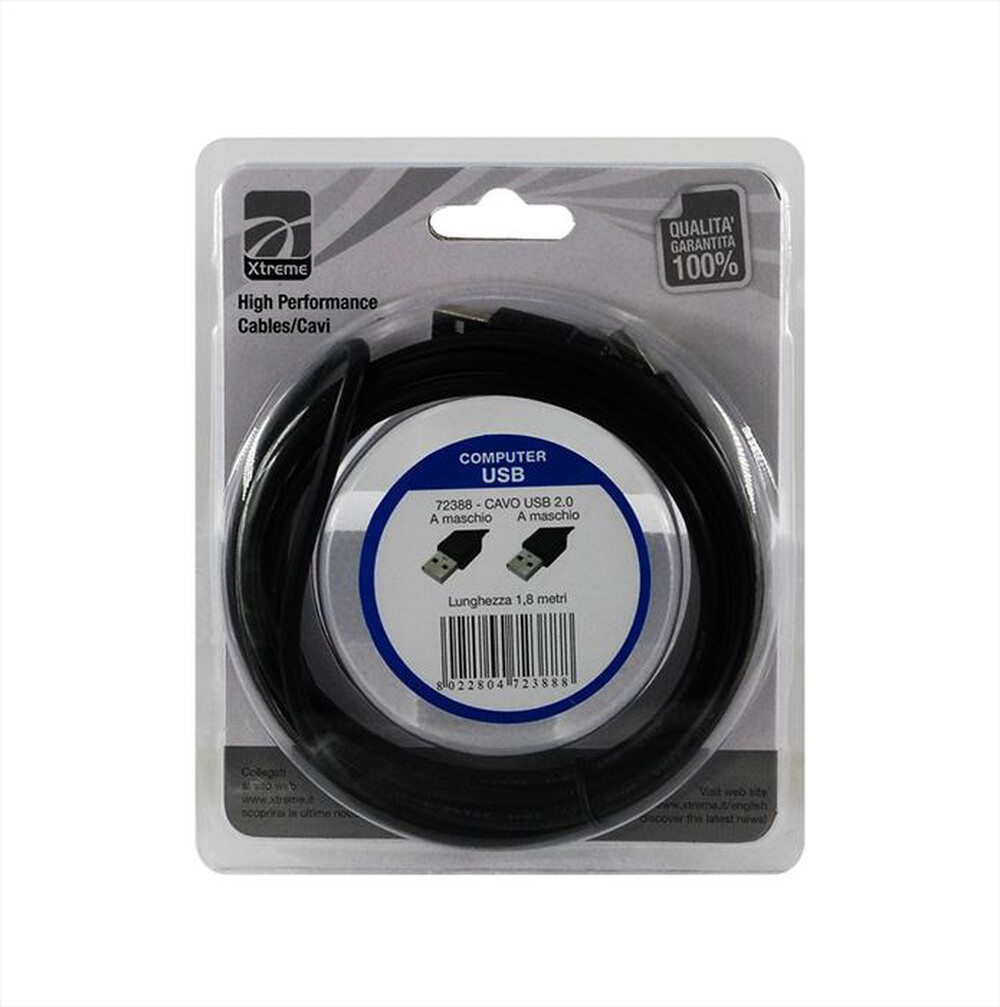 XTREME - CAVO USB 2.0-NERO