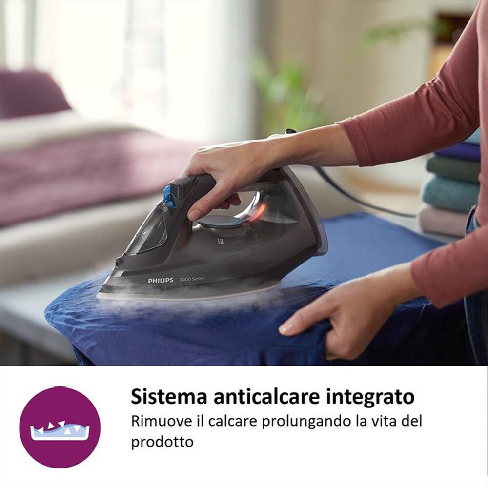 Immagine del prodotto PHILIPS - Ferro da stiro a vapore SERIE 3000 DST3041/80-Nero