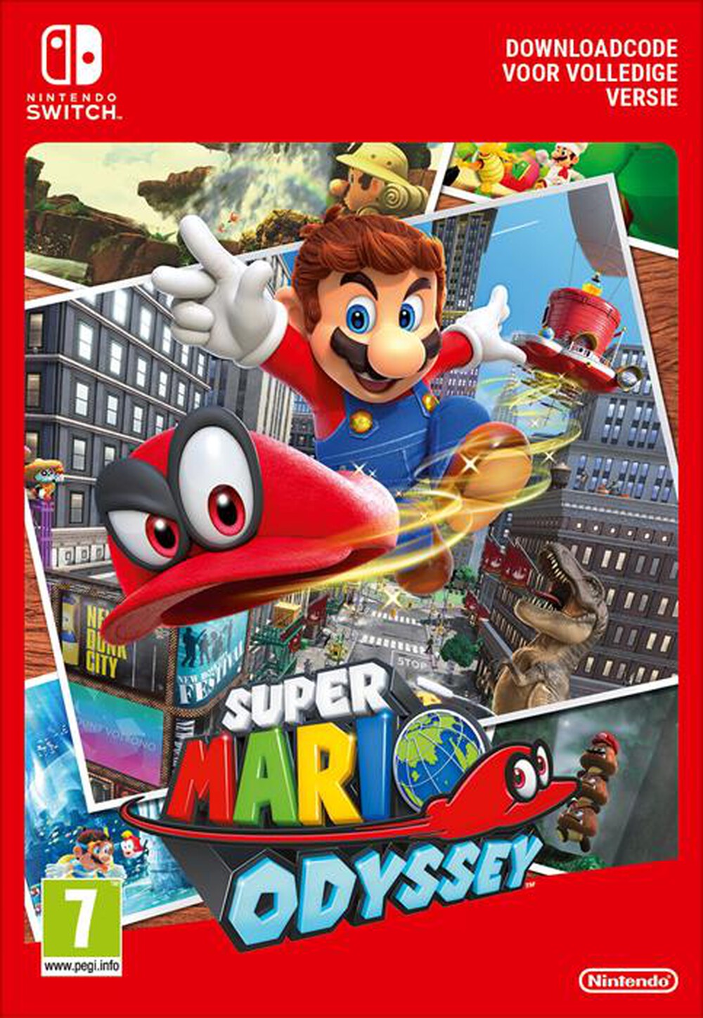 "NINTENDO - Switch 1.1 + Mario Odissey-Rosso"