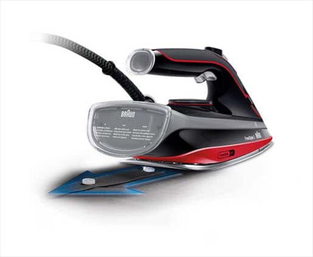 Immagine del prodotto BRAUN - Ferro da stiro a vapore FreeStyle 5 SI5057RD-Rosso nero