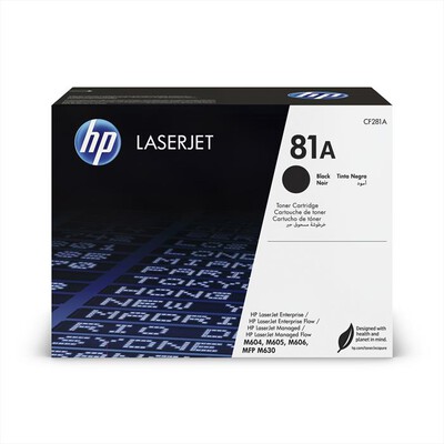 HP - TONER 81A-Nero