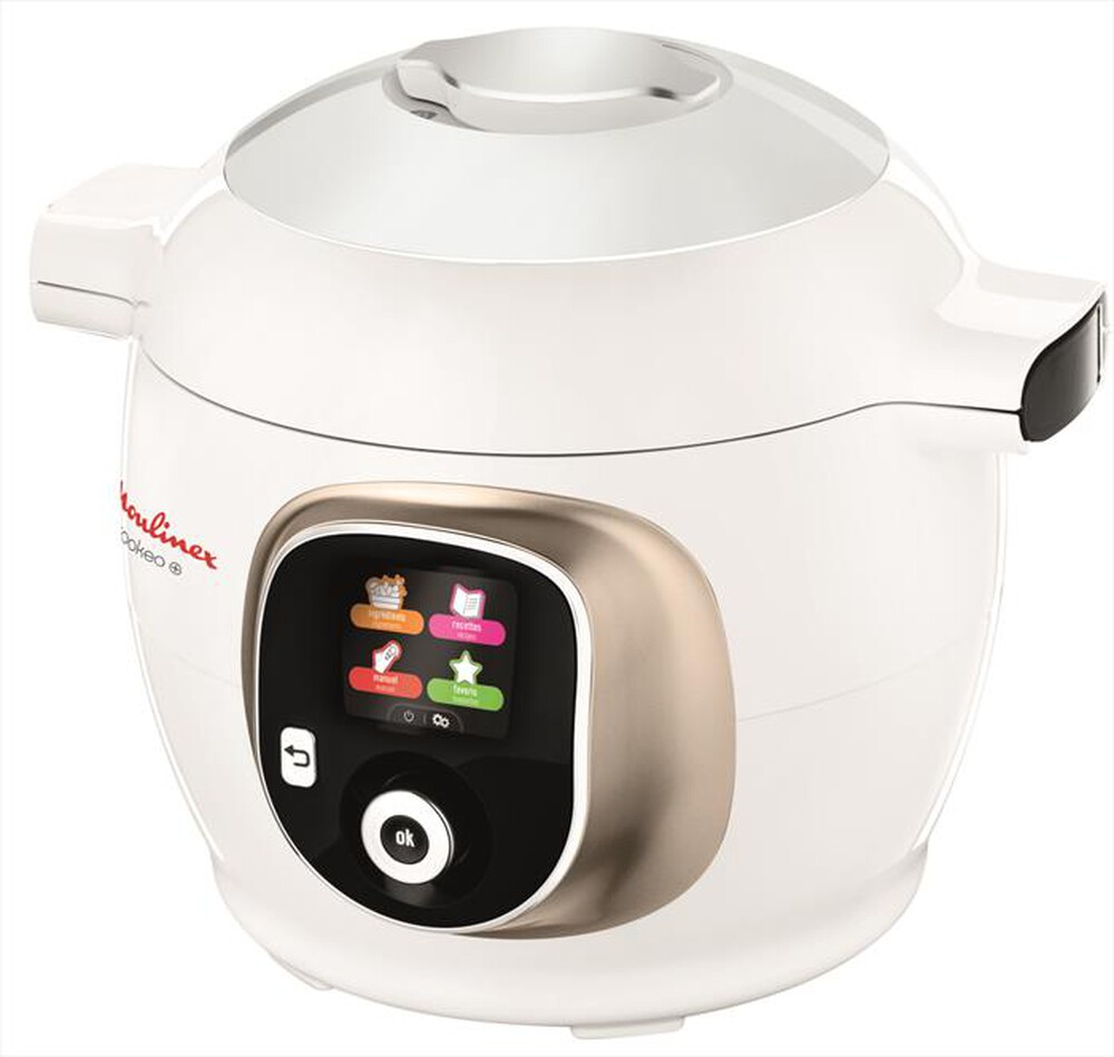 "MOULINEX - CE851A Cookeo + Multicooker-bianco e cromato"