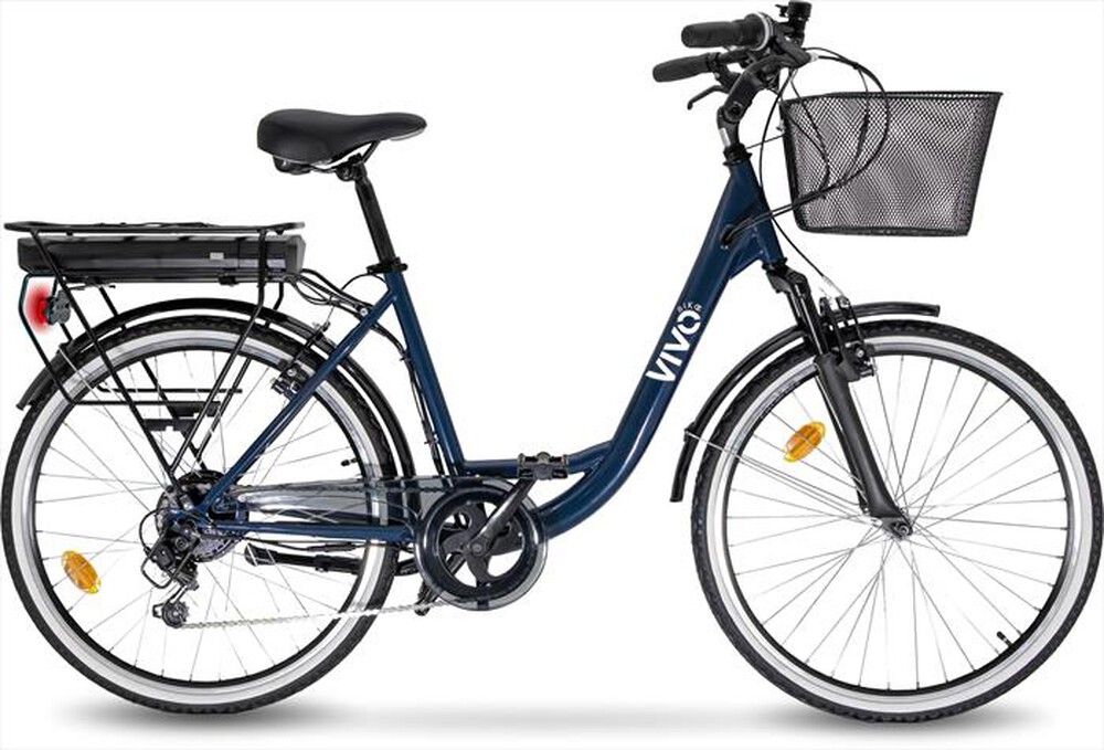 "VIVOBIKE - CITY MILANO 26-BLU / NERA"