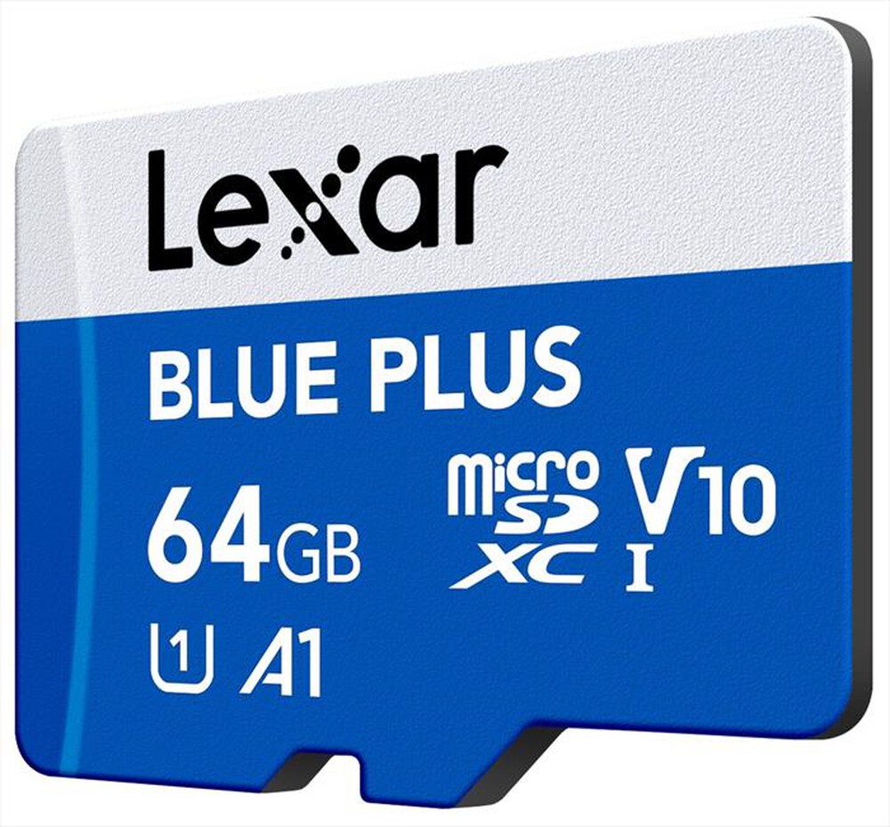 Immagine del prodotto LEXAR - 64GB MICROSDXC PLUS-Blue/White