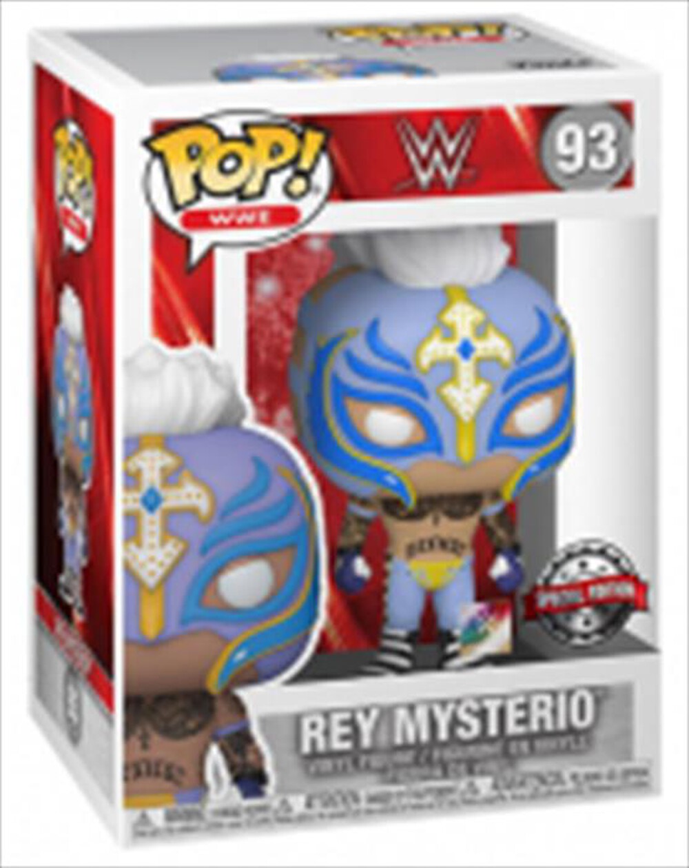 "FUNKO - Action figure WWE Rey Mysterio GLOW 93"