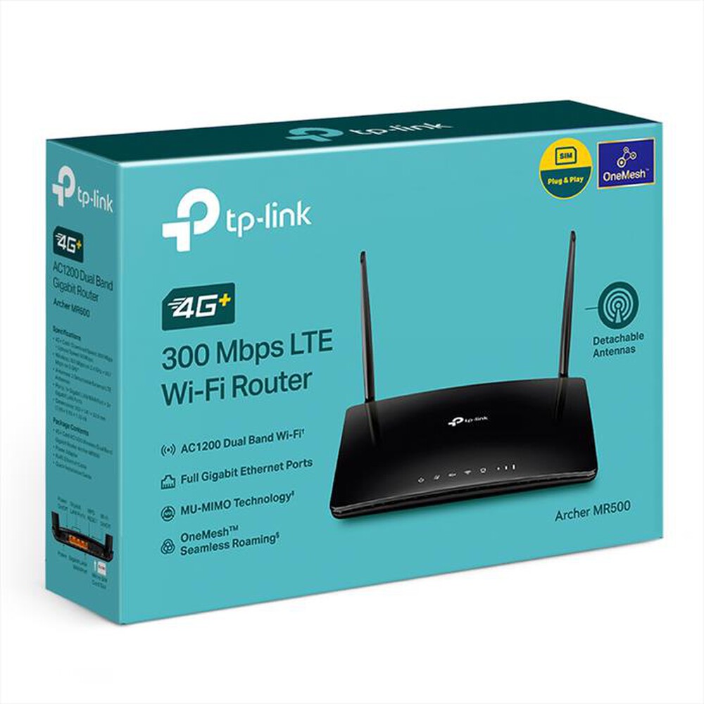 Immagine del prodotto TP-LINK - ARCHER MR500 - ROUTER 4G+