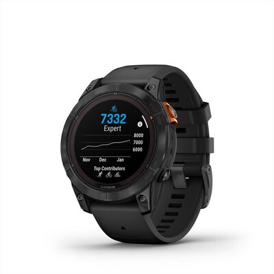 GARMIN - Smartwatch FENIX 7 PRO SOLAR, GLASS-SLTGRYSS W/BLK BND