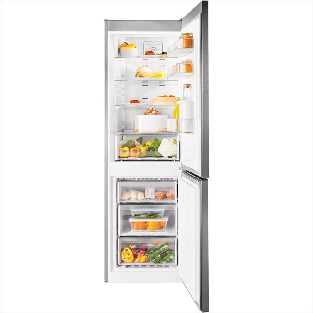 "INDESIT - Frigorifero combinato XIT8 T2E X Classe E-Optic Inox"