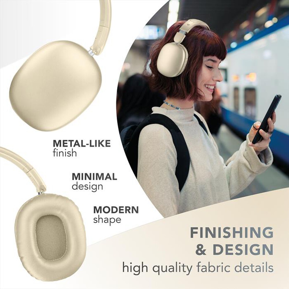 Immagine del prodotto MUSIC SOUND - Cuffie wireless over-ear MAXI3-White