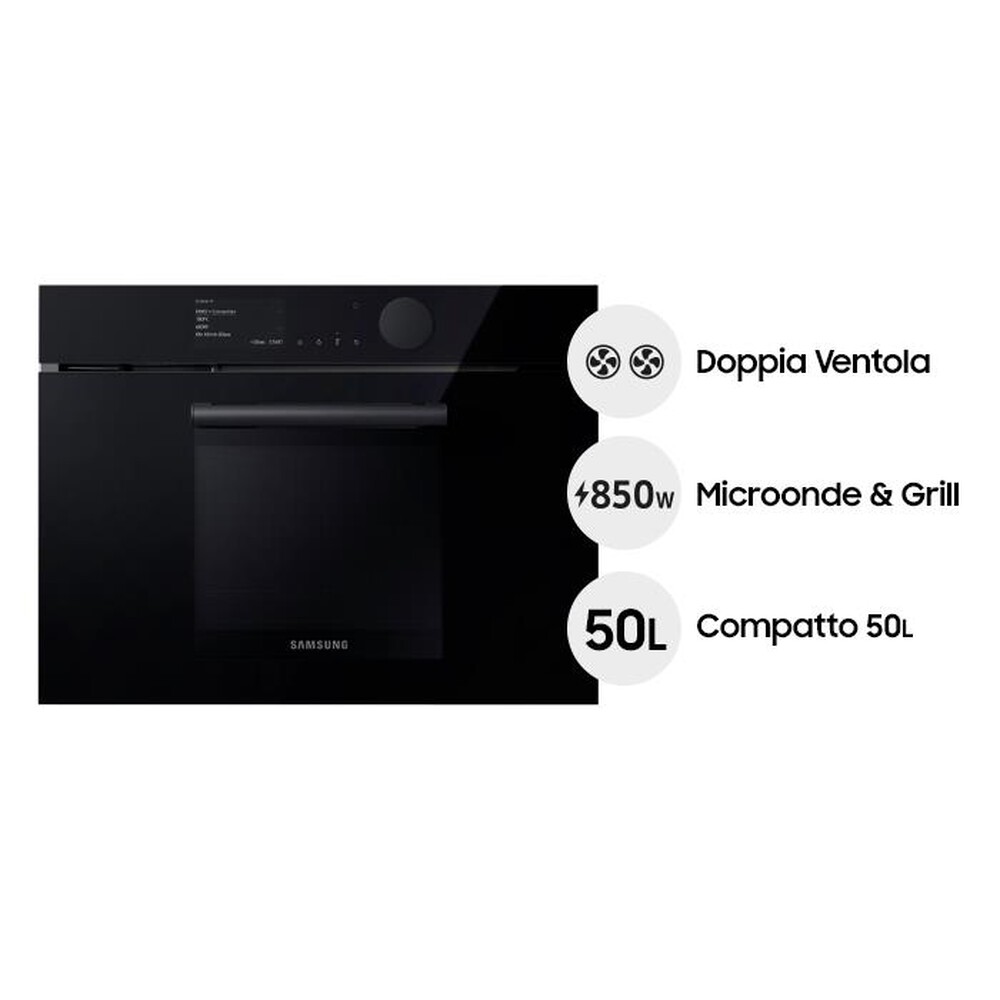 "SAMSUNG - Forno a microonde NQ50T8539BK/ET-Onyx black design"