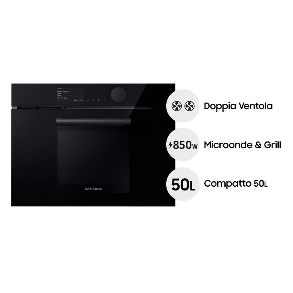 "SAMSUNG - Forno microonde da incasso NQ50T8539BK/ET-Onyx black design"