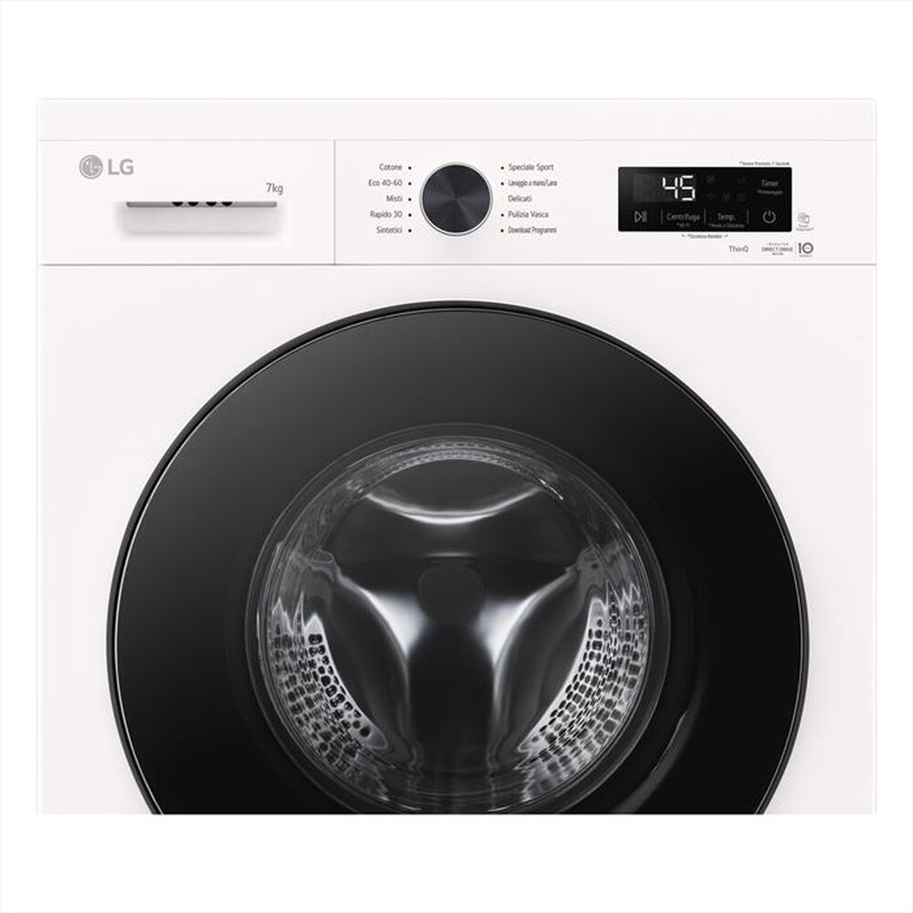 Immagine del prodotto LG - Lavatrice 7Kg F2NX10S7NWB 1200g/m Classe A-Bianco