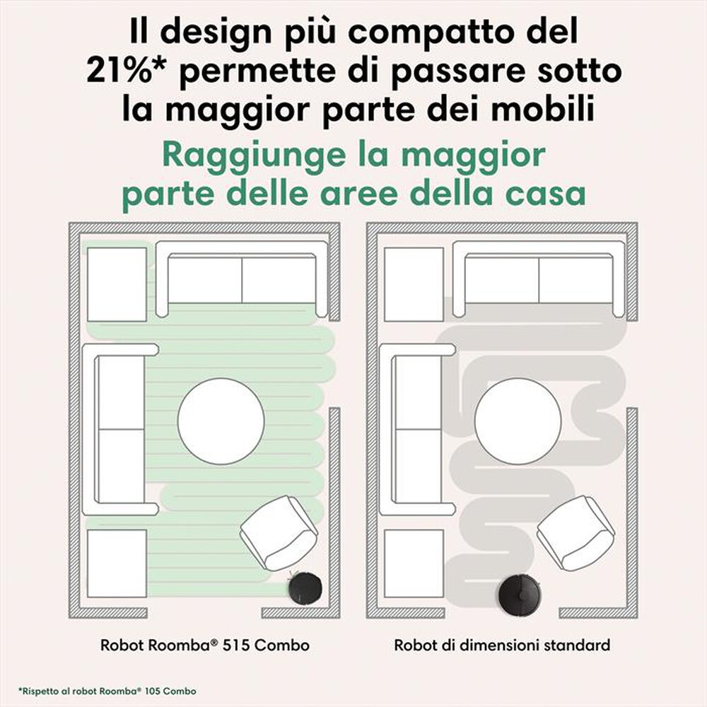 Immagine del prodotto iROBOT - ROOMBA PLUS 515 COMBO + AUTOWASH DOCK-Black