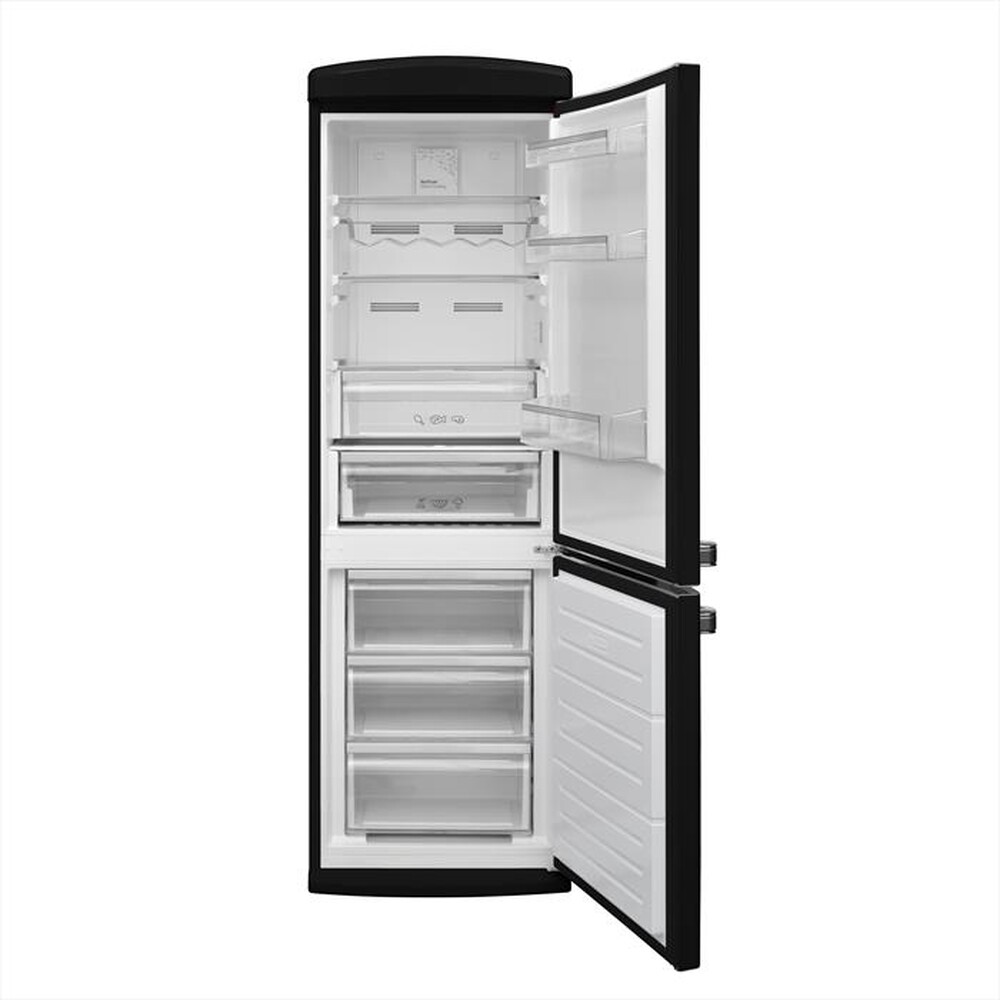 "TECHLIFE - Frigorifero combinato TFCB373B Classe E 331lt-Nero"
