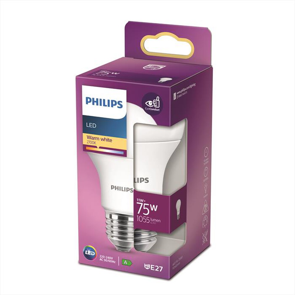 "PHILIPS - LED  GOCCIA 75W E27 2700K NON DIM-White"