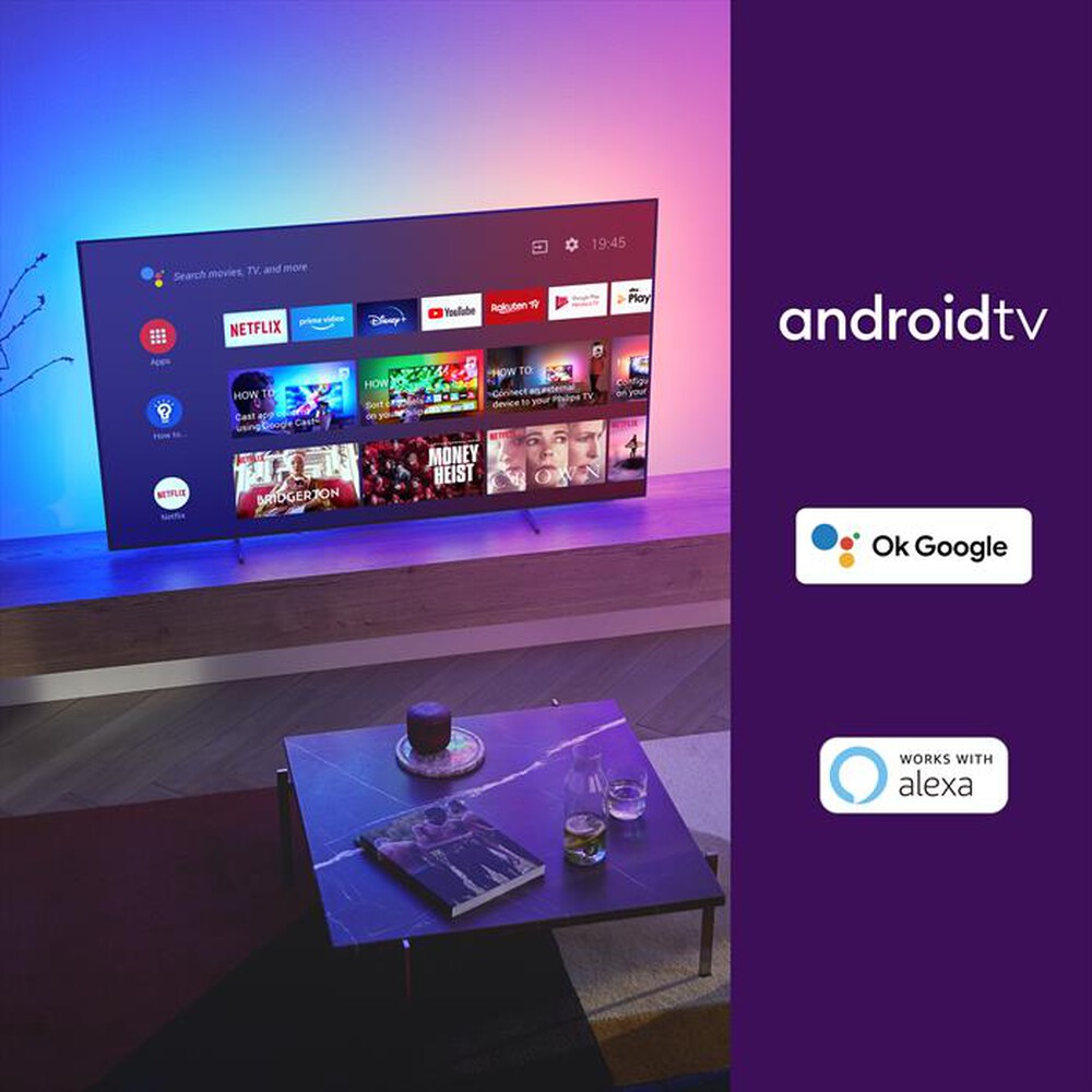 "PHILIPS - Ambilight Smart TV OLED 4K 48\" 48OLED806/12-Black"