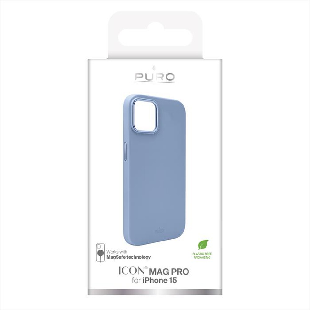 Immagine del prodotto PURO - Cover ICON MAG PRO PUIPC1561ICONMPLBL iPhone 15-Azzurro