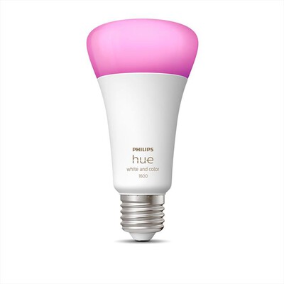 PHILIPS - HUE WHITE AND COLOR AMBIANCE LAMPADINA E27 15W-Bianco