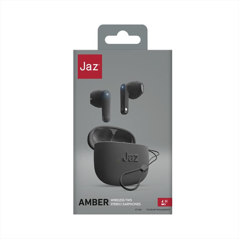 "JAZ - Auricolare bluetooth TEJZEARTWSAMBEBTK-Nero"