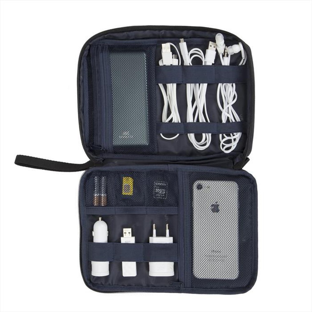 "RIVACASE - 5632 ORGANIZER DA VIAGGIO NERO-Nero"