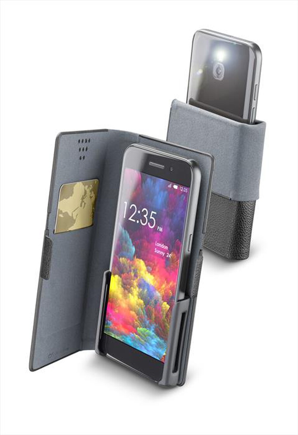 "CELLULARLINE - SLIDECLICK3XK Custodia Book-Nero"