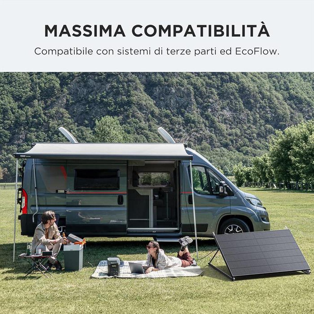 "ECOFLOW - SOLAR PANEL 2X400W RIGID-Nero"