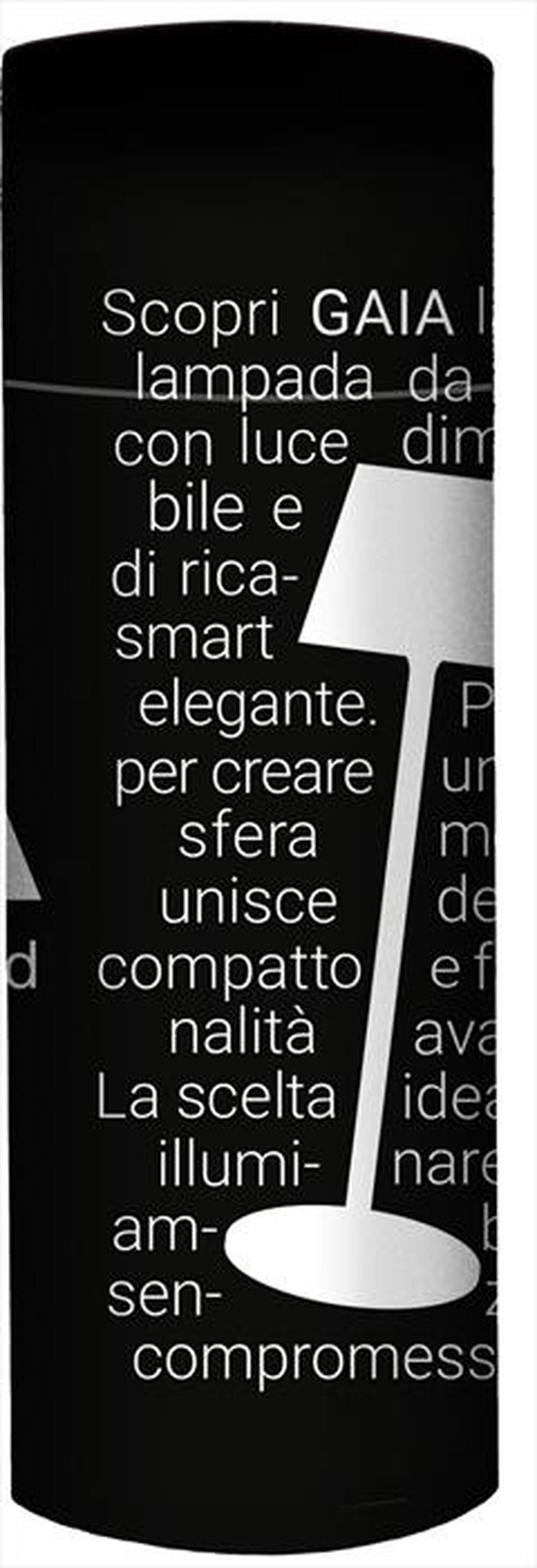 "MAJESTIC - Lampada d'appoggio GAIA WH-Bianco"