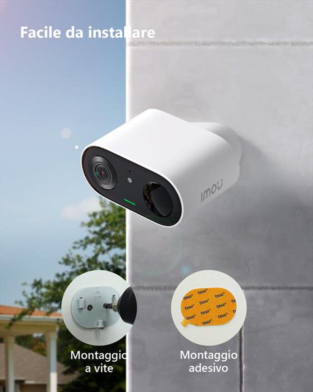 "IMOU - Telecamera da interno/esterno CELL GO-BIANCO"
