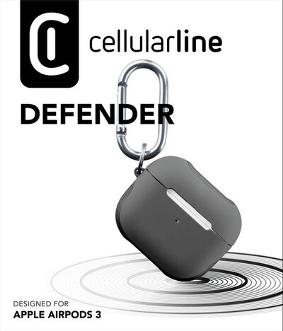CELLULARLINE - DEFENDERAIRPODS3K-Nero