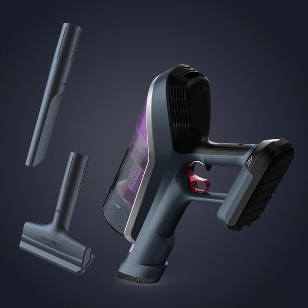 "ROWENTA - RH9639 XFORCE FLEX 8.60 Allergy Scopa elettrica-Viola e grigio interno"