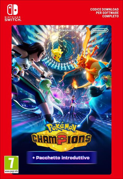 NINTENDO - POK&Eacute;MON CHAMPIONS + PACCH. INTR. &ndash; CODICE DOWNLOAD