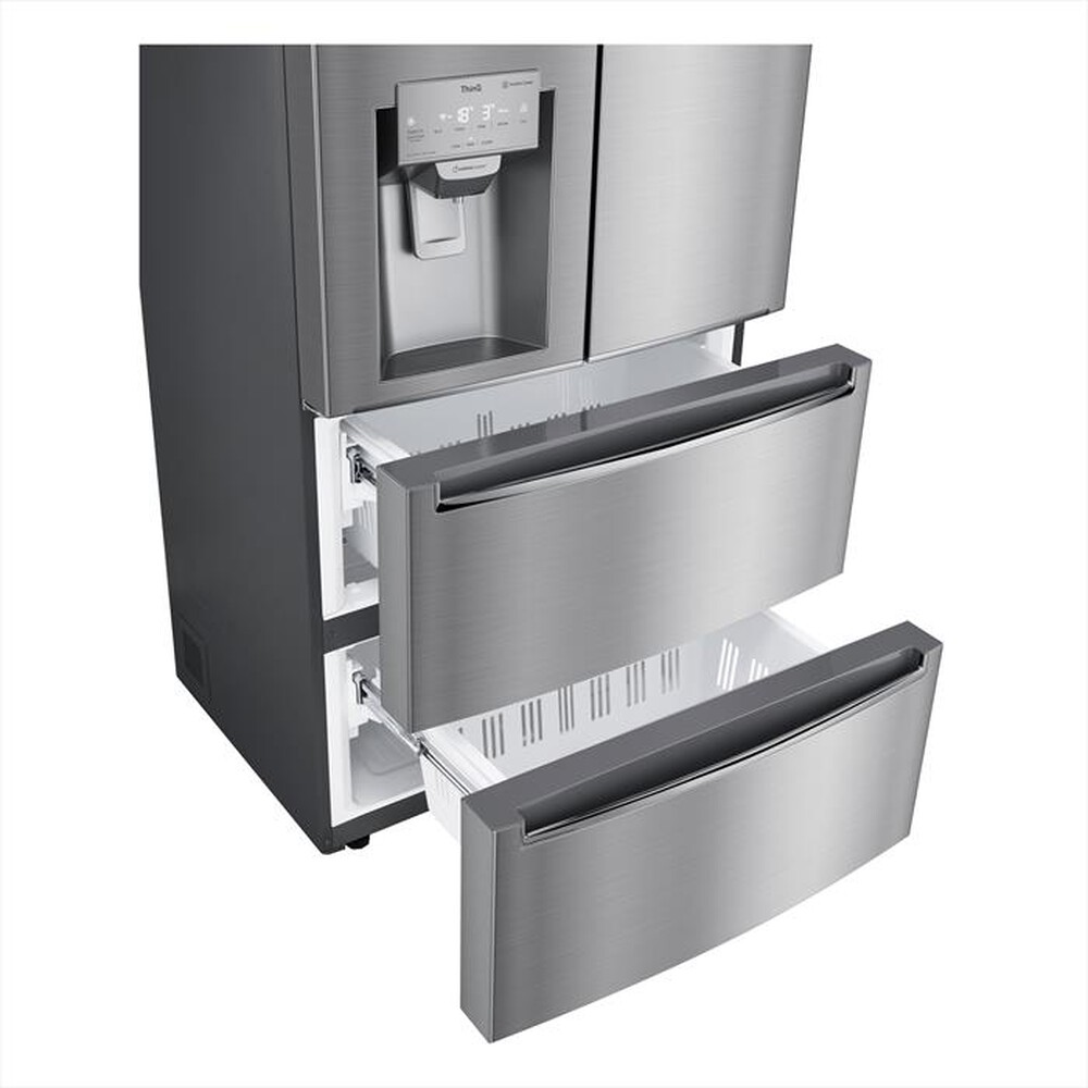 "LG - Frigorifero side by side GML643PZ6F Classe F 517L-Stainless steel"