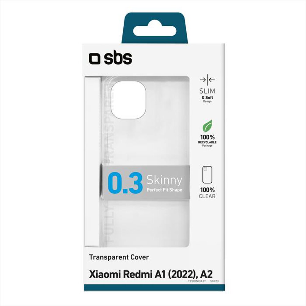 "SBS - Cover Skinny TESKINXIA1T Xiaomi Redmi A1 (2022)/A2-Trasparente"