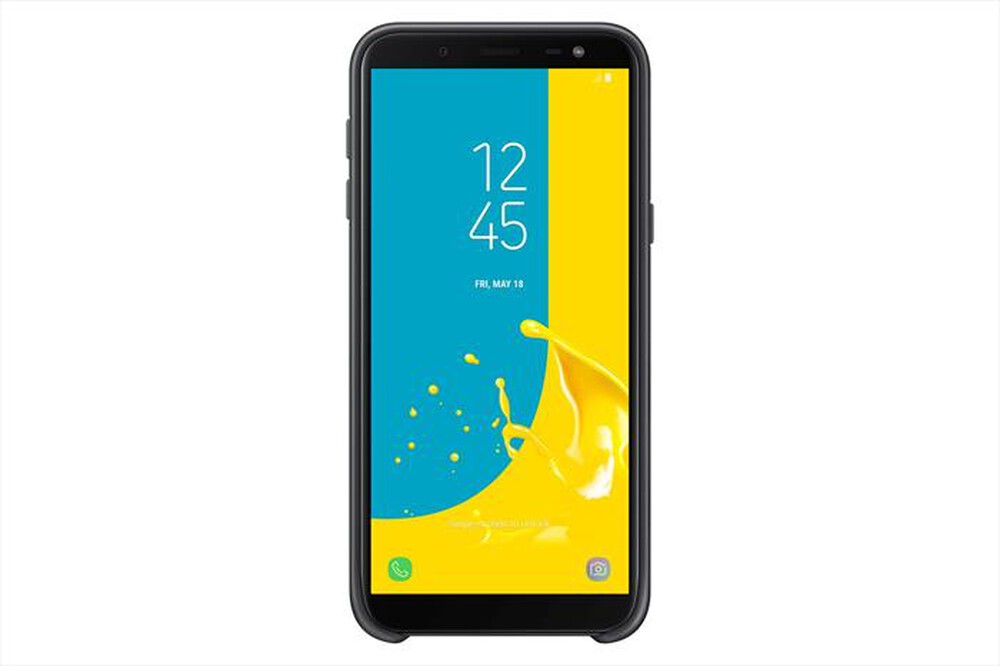 "SAMSUNG - DUAL LAYER COVER J6-black"