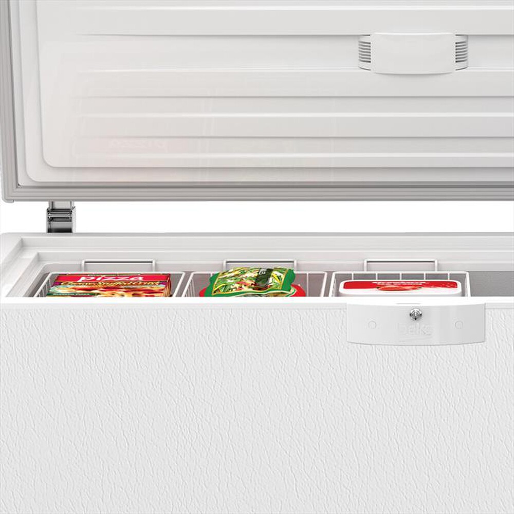 "BEKO - Congelatore orizzontale HSM37540 Classe E 360 lt-Bianco"