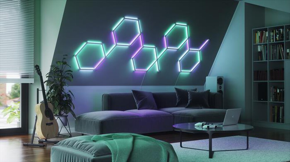 "NANOLEAF - LINES STARTER KIT (9 LINEE LUMINOSE)"