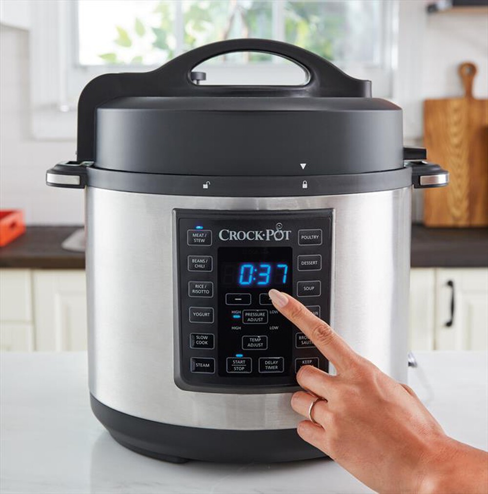 "Crock Pot - EXPRESS COOKER 5.6 LT-Argento"
