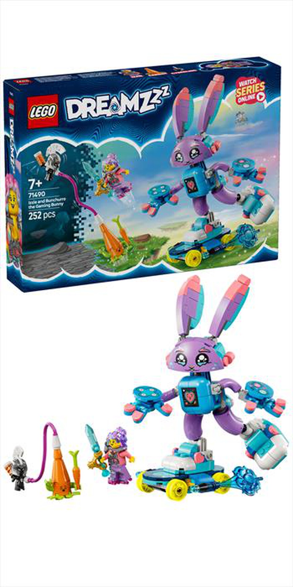 Immagine del prodotto LEGO - DREAMZzz Izzie e coniglio gaming Bunchurro 71490