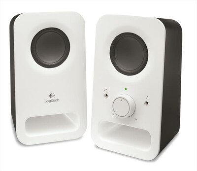 LOGITECH - Z150 Multimedia Speakers-Snow White