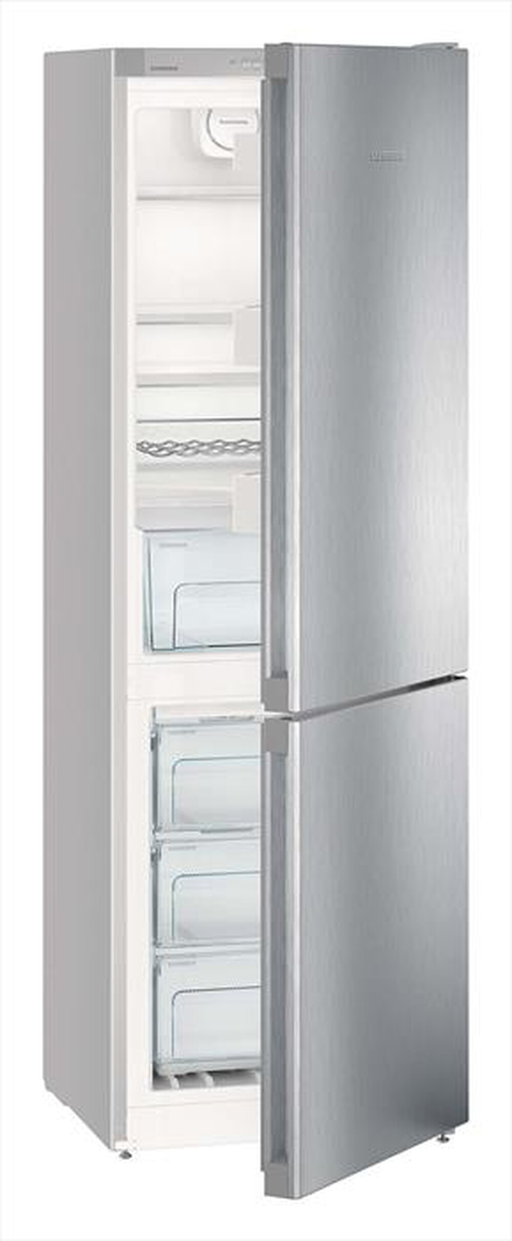 "LIEBHERR - Frigorifero combinato CNEL 4313-23 Classe E 333lt-Acciaio"